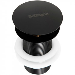 Донный клапан для раковины BelBagno BB-SC-NERO (черный матовый)