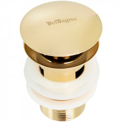 Донный клапан для раковины BelBagno BB-SAT-ORO (золото)