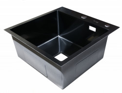 Кухонная мойка Santrek Aqua D5050HB 500*500 мм (чёрный)