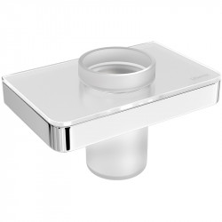 Стакан для ванной комнаты Lemark Glass Line 9731034 (хром)