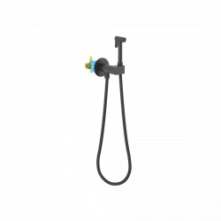 Гигиенический душ со смесителем Aquatek Оберон AQ1024MB (чёрный матовый)