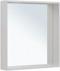 Зеркало Allen Brau Reality 1.32017.02 700*750 мм (LED) серебро браш