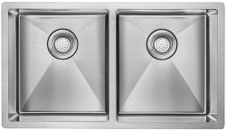 Кухонная мойка Paulmark Dopplet PM507844-BS 780*440 мм (брашированная нержавеющая сталь)