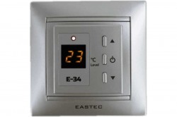 Терморегулятор встраиваемый Eastec E-34 silver (серебро)
