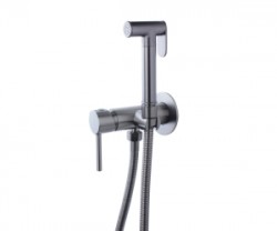 Гигиенический душ со смесителем Bronze de Luxe Liberty 701GG (графит)