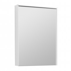 Зеркальный шкаф Aquaton Стоун R 60 см (белый)