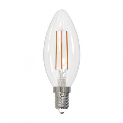 Лампа светодиодная филаментная Volpe E14 5W 3000K прозрачная LED-C35-5W/3000K/E14/CL/SLF UL-00008324
