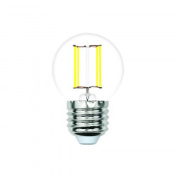 Лампа светодиодная филаментная Volpe E27 4W 3000K прозрачная LED-G45-4W/3000K/E27/CL/SLF UL-00008304