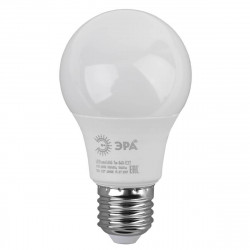 Лампа светодиодная ЭРА E27 7W 4000K матовая LED A60-7W-840-E27 Б0029820
