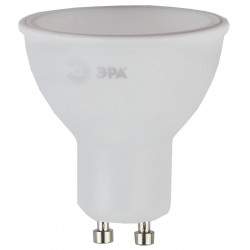 Лампа светодиодная ЭРА GU10 7W 2700K матовая ECO LED MR16-7W-827-GU10 Б0050182