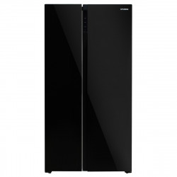 Xолодильник двухкамерный Hyundai CS5003F (черное стекло)