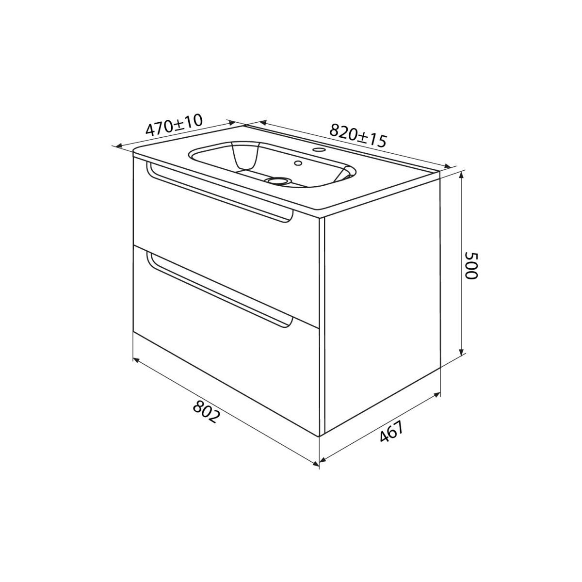 Тумба с раковиной iddis edifice 80 подвесная белая edi80w0i95k